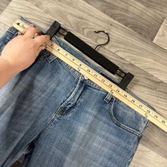 Vigoss Jeans Womens 17 Blue Boot Cut Stretch Light Wash High Rise Zip Denim Plus - Picture 8 of 12